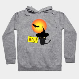 Cute cat ready for Halloween Hoodie